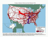 Economica Red de Carreteras Mapa USA